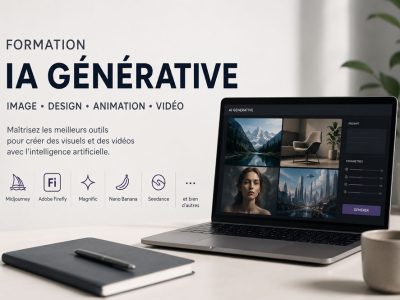 Formation IA et image, initiation aux outils génératifs photos et vidéos sur Nantes ou Cholet